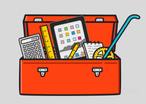 Image of toolbox for Maths toolkit