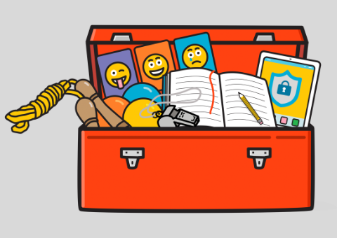 Image of toolbox for wellbeing toolkit